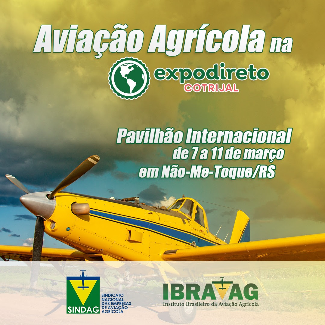 Aviação agrícola lança projeto de R 3 4 milhões na Expodireto