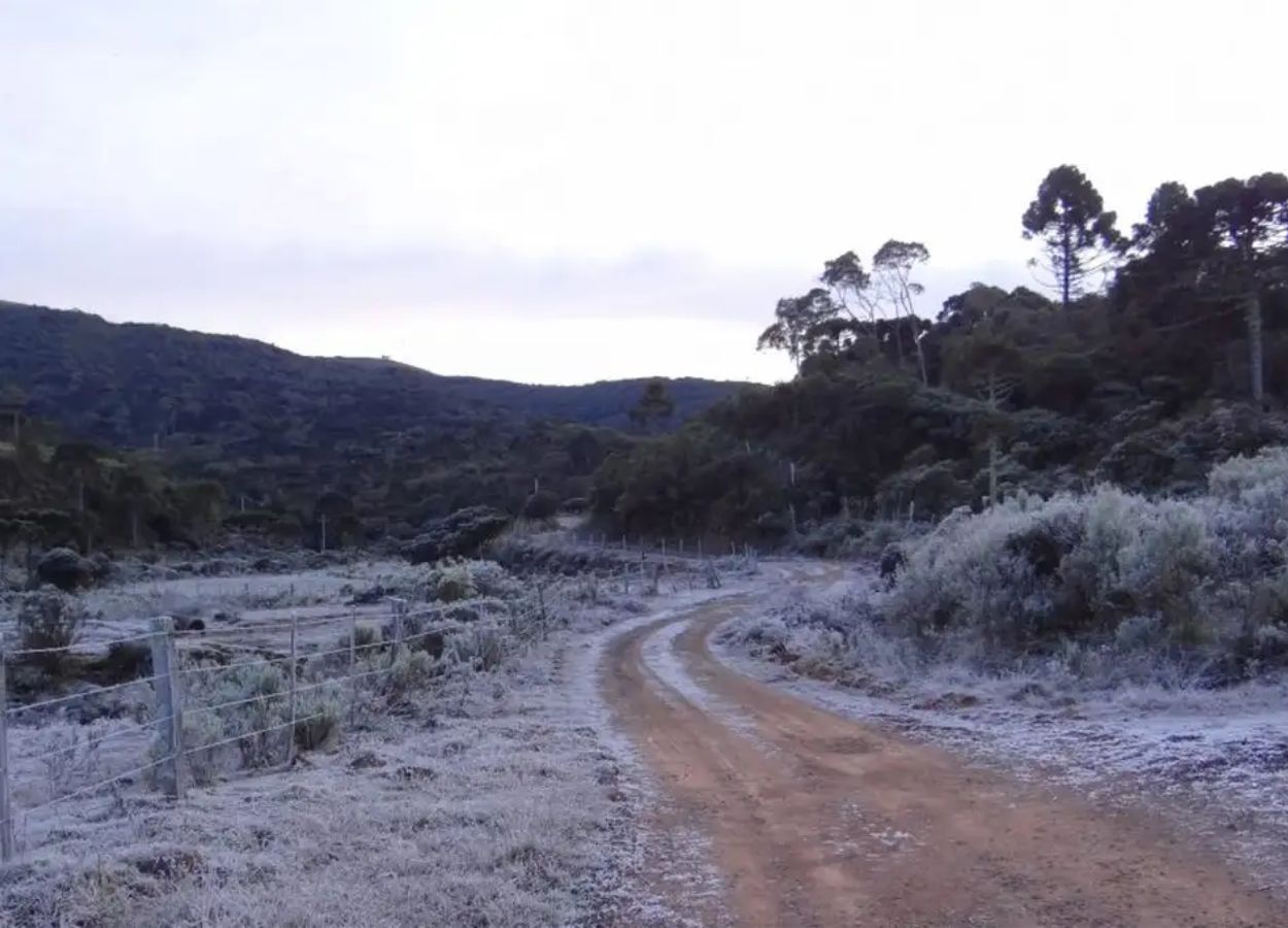 Inmet alerta para geada e neve no Sul nesta semana