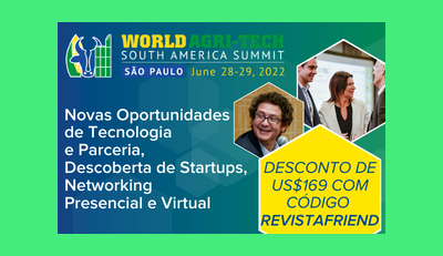 Revista Cultivar oferece descontos na World Agri-Tech South America Summit