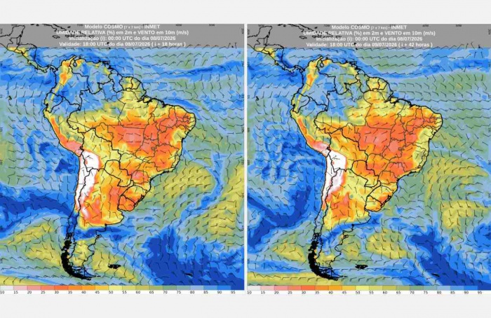 Ar seco mantém alerta de baixa umidade em 14 estados do Brasil