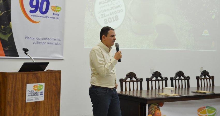 Fundecitrus faz apresentações sobre o greening na Semana da Citricultura