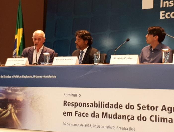 Ipea promove debate sobre agropecuária e mudanças climáticas