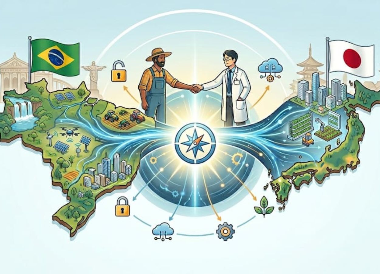 Parceria Brasil-Japão avança na agricultura digital