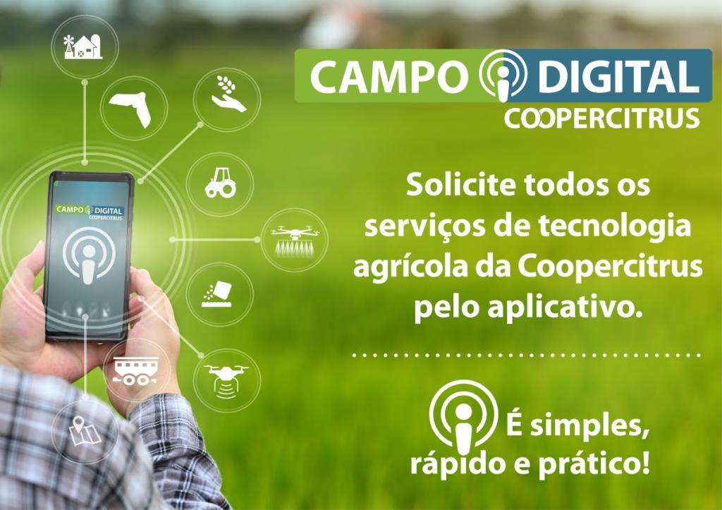 Novidades do app Campo Digital serão lançadas na Coopercitrus Expo Digital