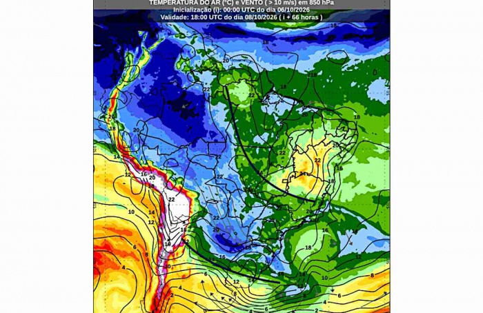 Inmet: previsão do tempo para quarta (7/10) e quinta-feira (8/10)