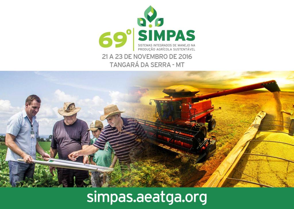 ​Simpósio sobre produção agrícola começa na próxima segunda-feira (21) em Tangará da Serra, MT