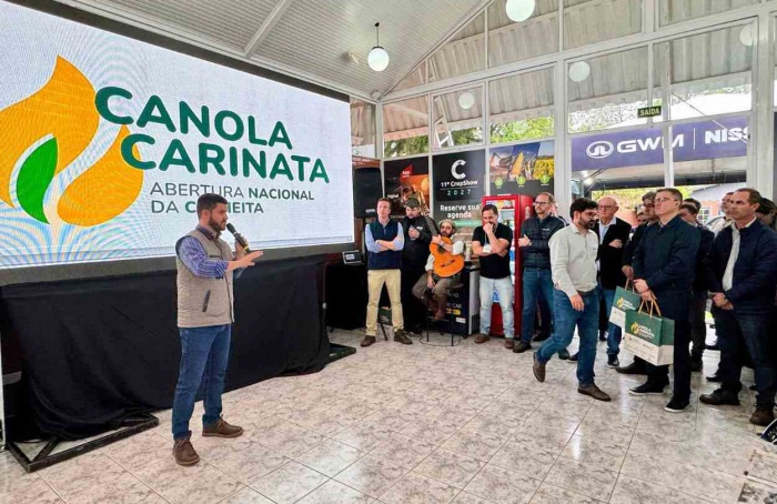 RS realiza primeira abertura nacional da colheita de canola