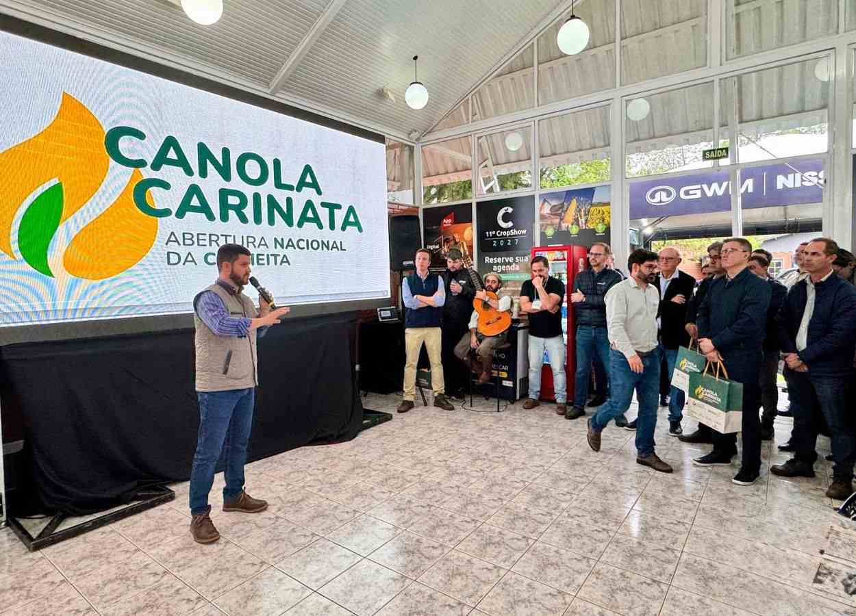 RS realiza primeira abertura nacional da colheita de canola