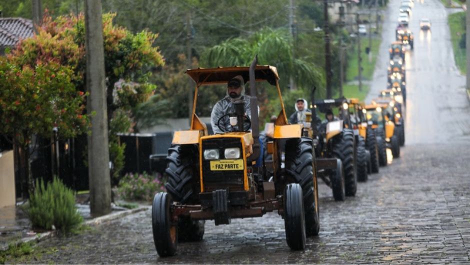 Viajando com V de Valtra edição 2023 com trajeto pelos “Caminhos de Caravaggio”, no Rio Grande do Sul; foto: arquivo/Valtra