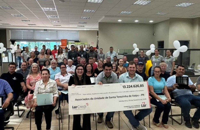 Lar inicia repasse de resultados do exercício 2025