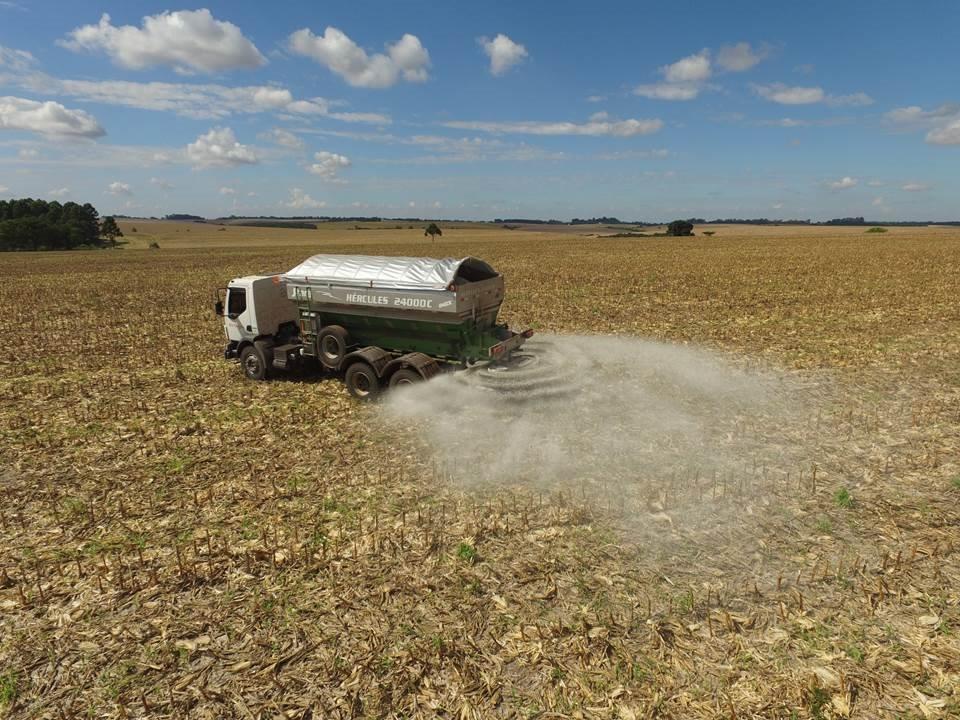 Sulfato de cálcio granulado impulsiona produção no RS