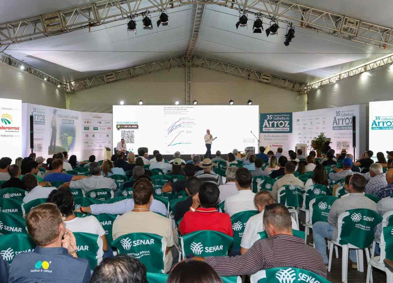 Inovação norteia debates da Abertura da Colheita do Arroz 2026