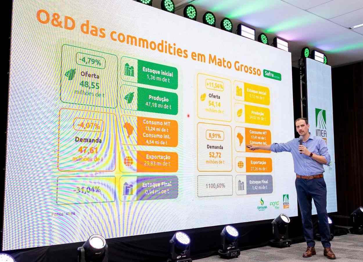 Safra de milho 2024/25 bate recorde em MT, aponta Imea