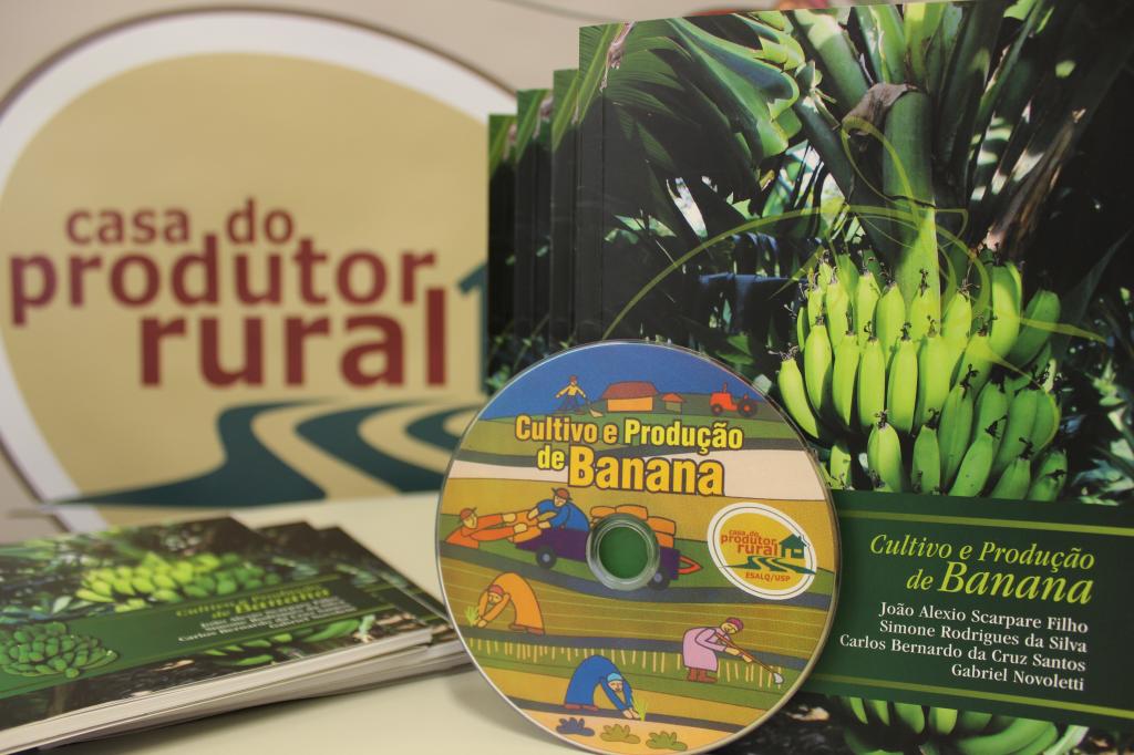 ​Casa do Produtor Rural lança livro e DVD sobre Cultivo e Produção de Banana