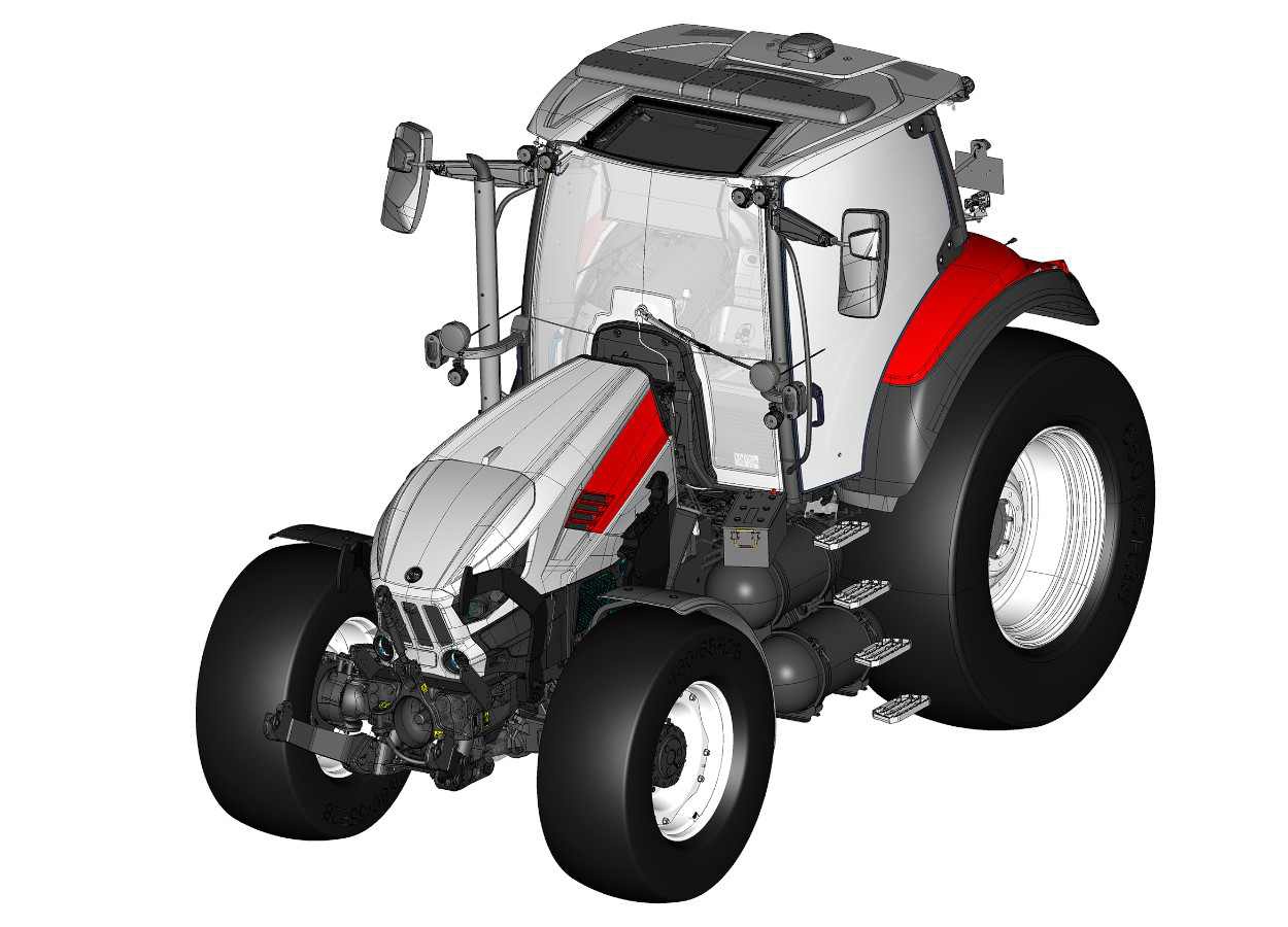 Na CNH, projeto Hytrac integra trator a hidrogênio e energia na fazenda