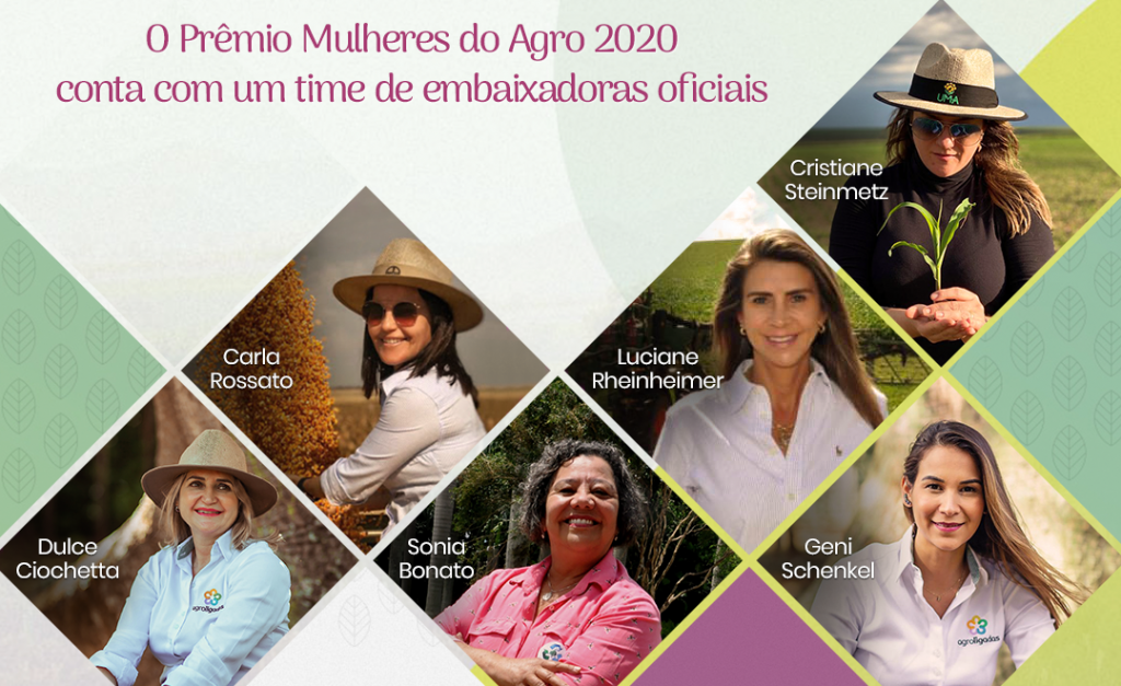 Produtoras rurais tornam-se Embaixadoras do Prêmio Mulheres do Agro 2020