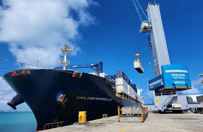 Cargill e CMA CGM embarcam algodão pela primeira vez no porto de Fortaleza