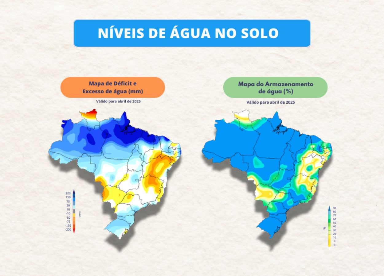 Inmet lança mapas de previsão hídrica