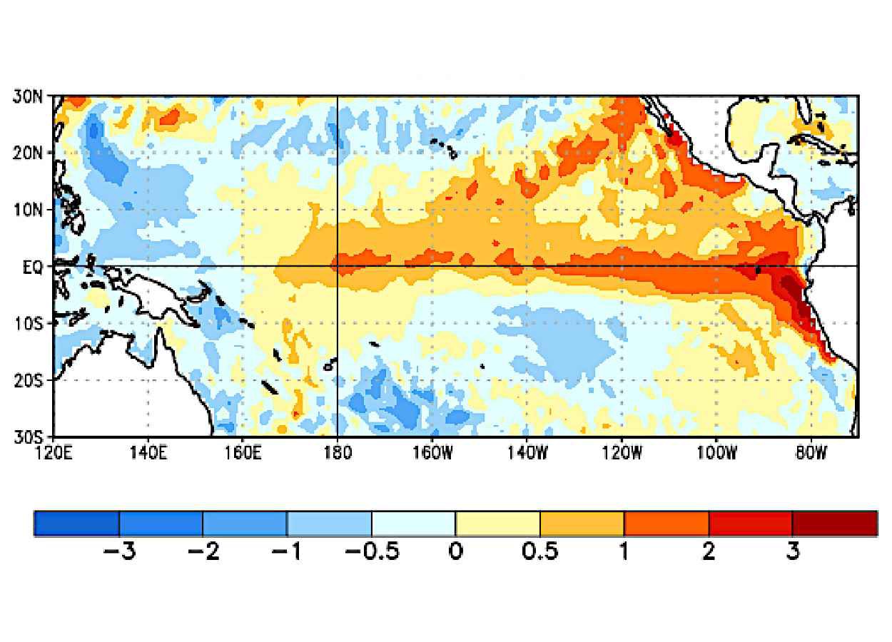 NOAA confirma El Niño e prevê fortalecimento até o inverno boreal