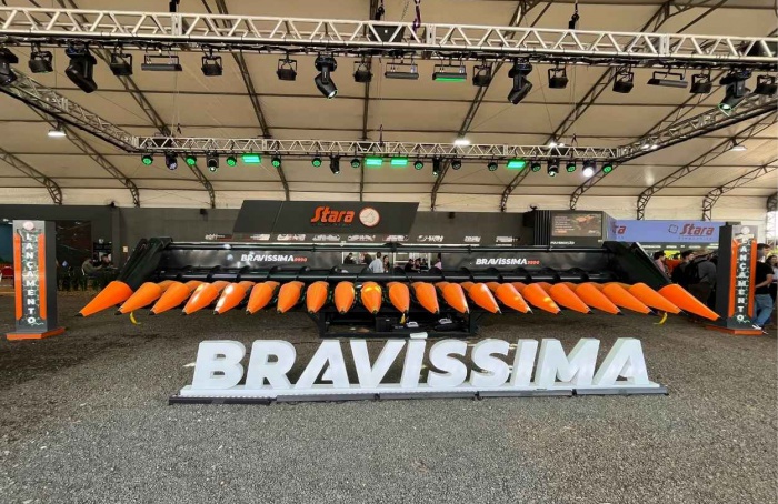 Plataforma de milho Bravíssima é destaque da Stara na Expointer