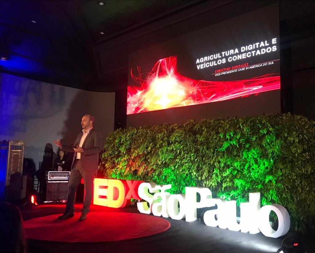 Case IH leva tendências para o futuro do agronegócio ao palco do TEDx São Paulo