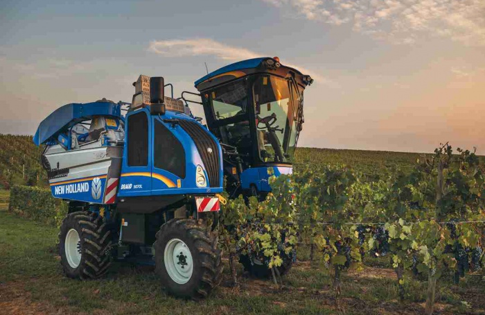 New Holland leva vendimiadora Braud à Sitevinitech 2026