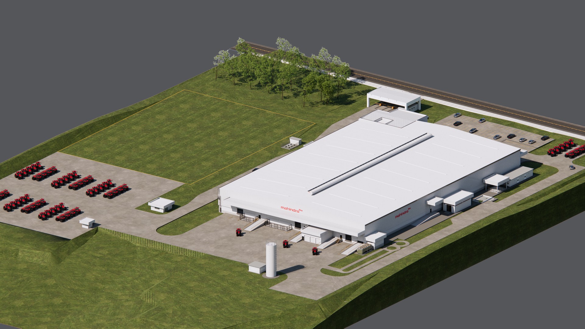 A nova planta terá capacidade de produção de até nove mil tratores/ano