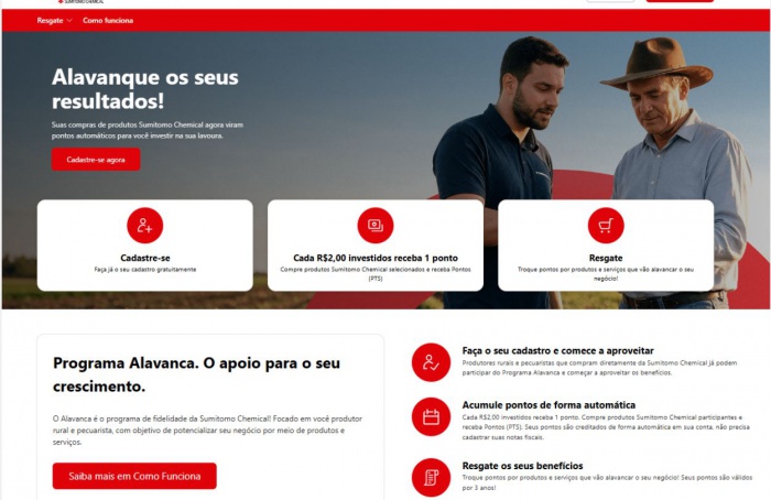 Sumitomo Chemical lança programa de pontos para produtores