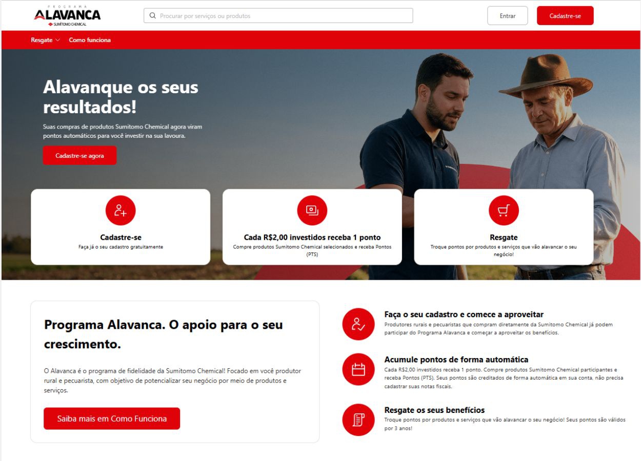 Sumitomo Chemical lança programa de pontos para produtores