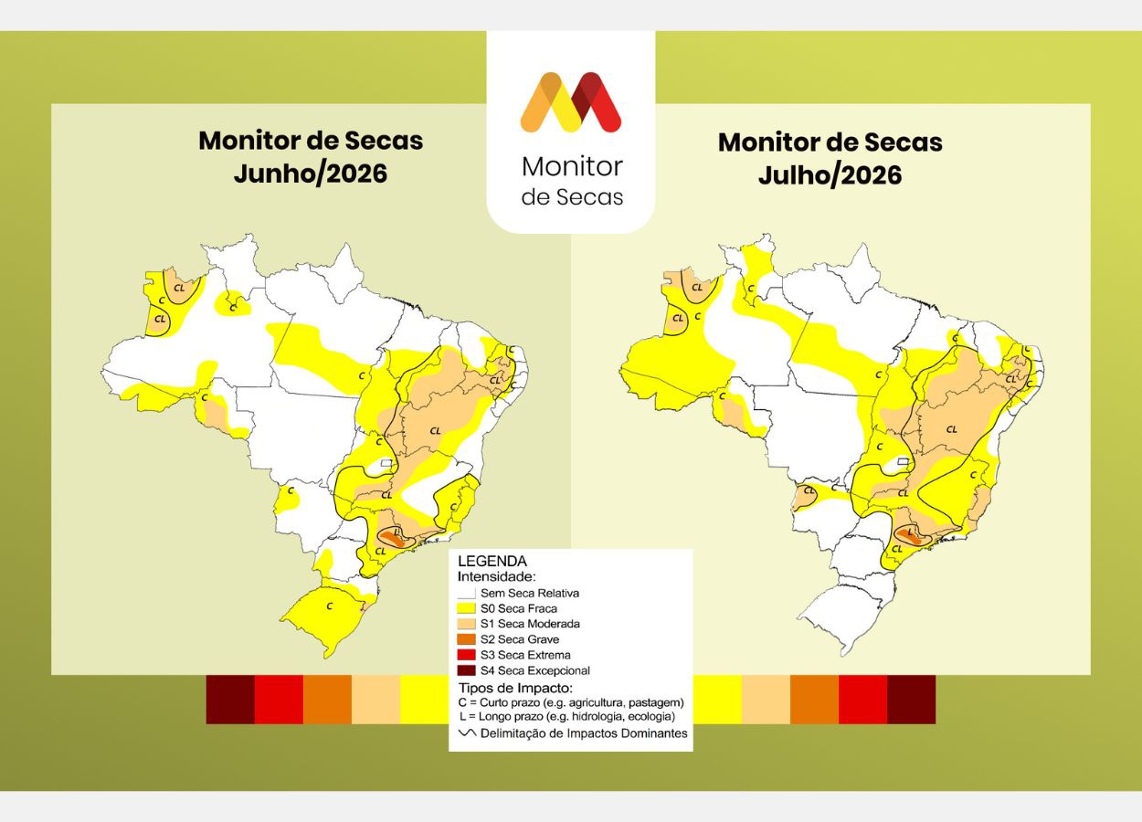 Seca avança e atinge 52% do território brasileiro em julho