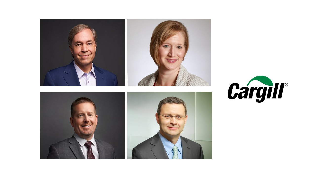 Quatro novos líderes integram a equipe executiva da Cargill