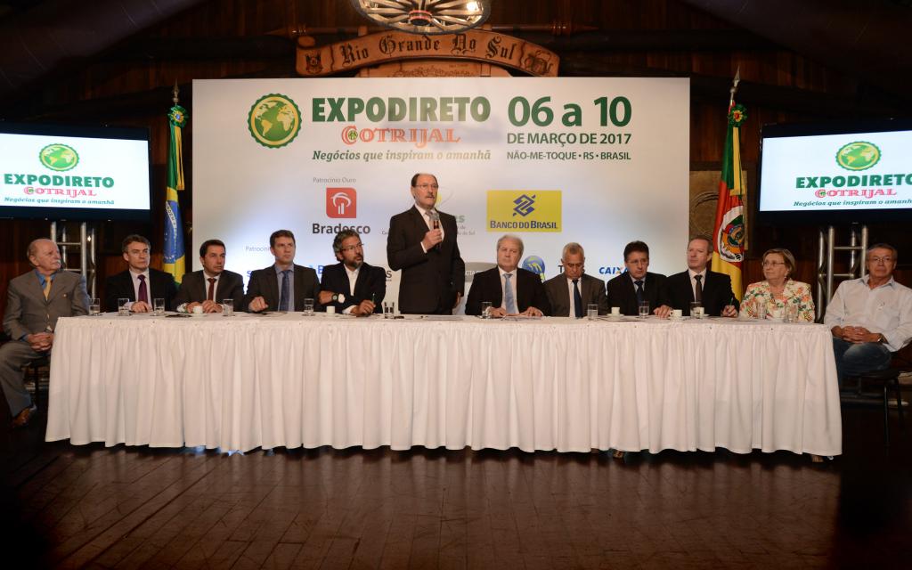 Em clima de otimismo, 18ª Expodireto Cotrijal é lançada em Porto Alegre, RS