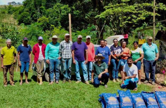 Farmers in Minas Gerais begin harvesting beans from seeds donated by the State