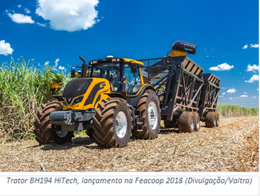 Valtra lança trator com foco no setor sucroalcooleiro na Feacoop 2018