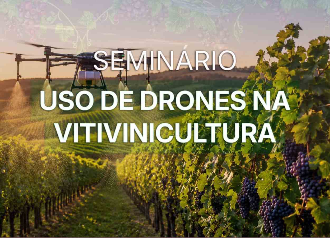 Sindag promove seminário online sobre drones na vitivinicultura