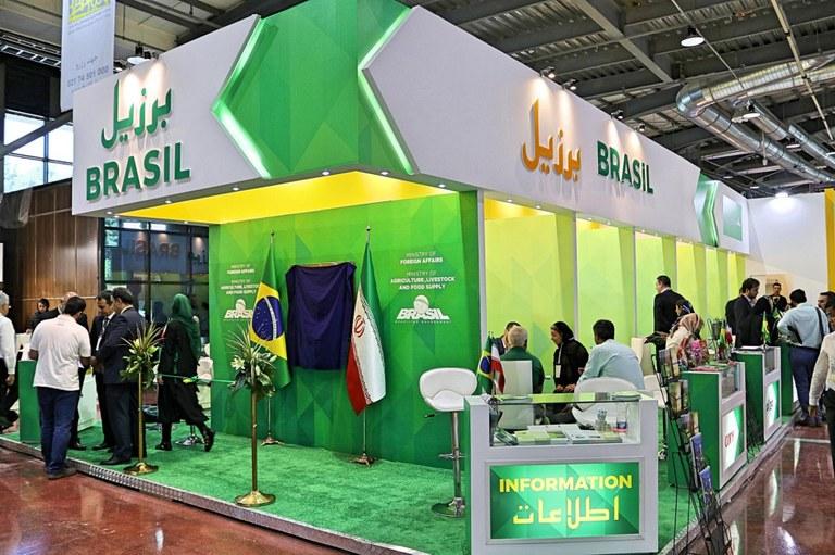 Triplicou o número de expositores brasileiros na Iran AgroFood