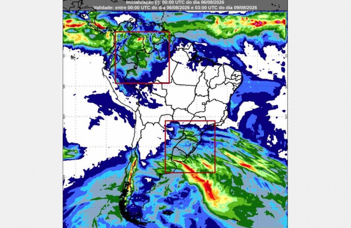 Inmet: previsão do tempo para sexta-feira (7) e sábado (8)