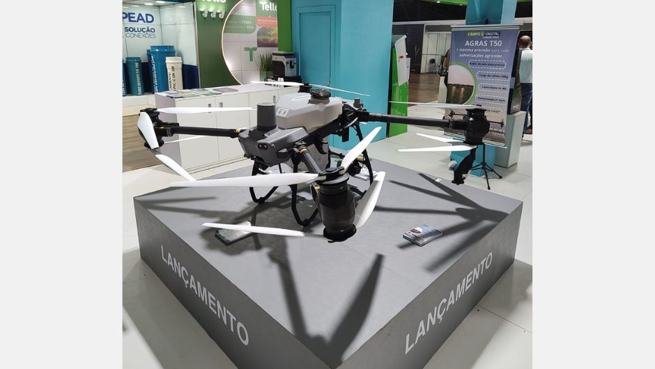 Drones DJI Agras T-50 de Pulverização; foto: divulgação