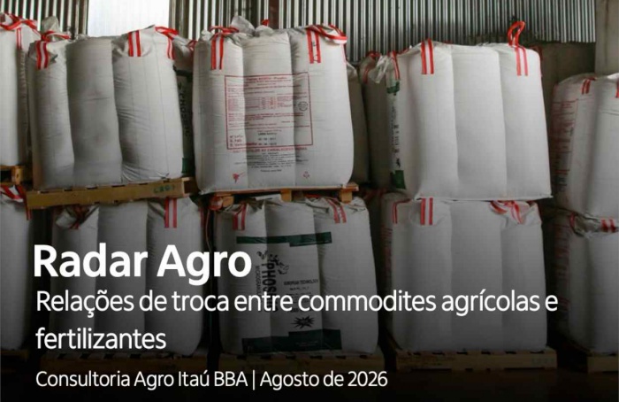 Queda dos fertilizantes melhora relações de troca no campo