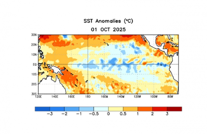 La Niña é confirmada pela NOAA em 2025