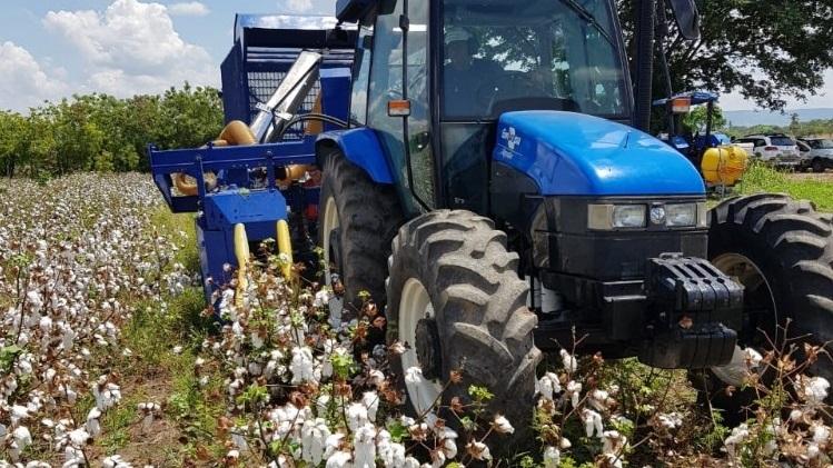 Protótipo de colheitadeira de algodão beneficiará agricultores familiares