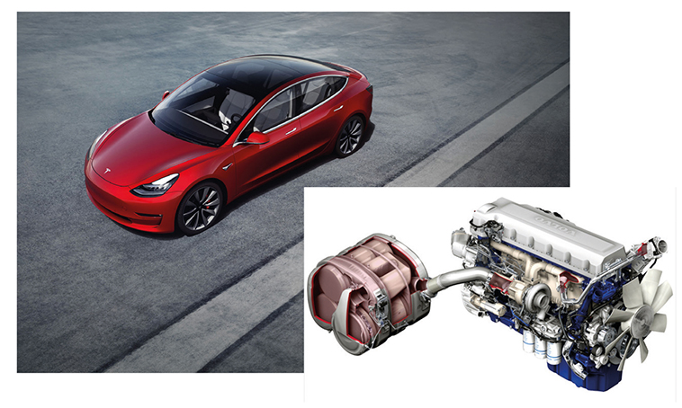 Estudos realizados pelo IFO da Alemanha concluíram que o automóvel elétrico Tesla Classe 3 é mais contaminante que outro movido por um motor moderno Diesel Euro 6