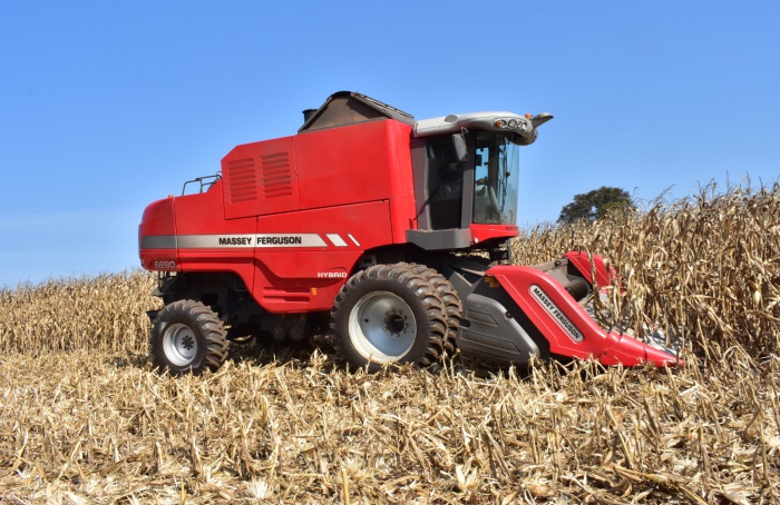 Test Drive colhedora Massey Ferguson 6690 HD Hybrid