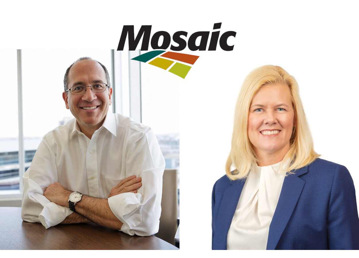 Mosaic anuncia mudança na liderança global de operações