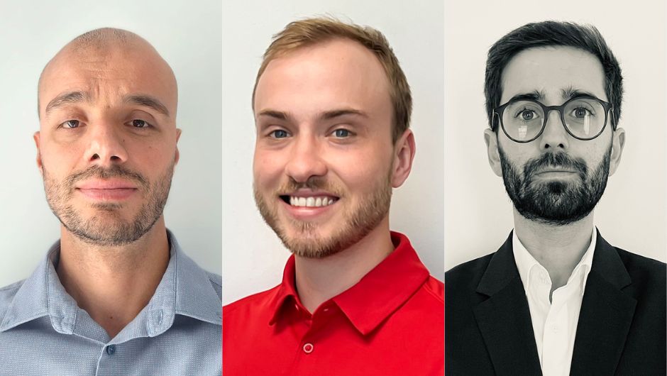 Guilherme Rodrigues,&nbsp;Marcos Loman e&nbsp;Rui Rodrigues