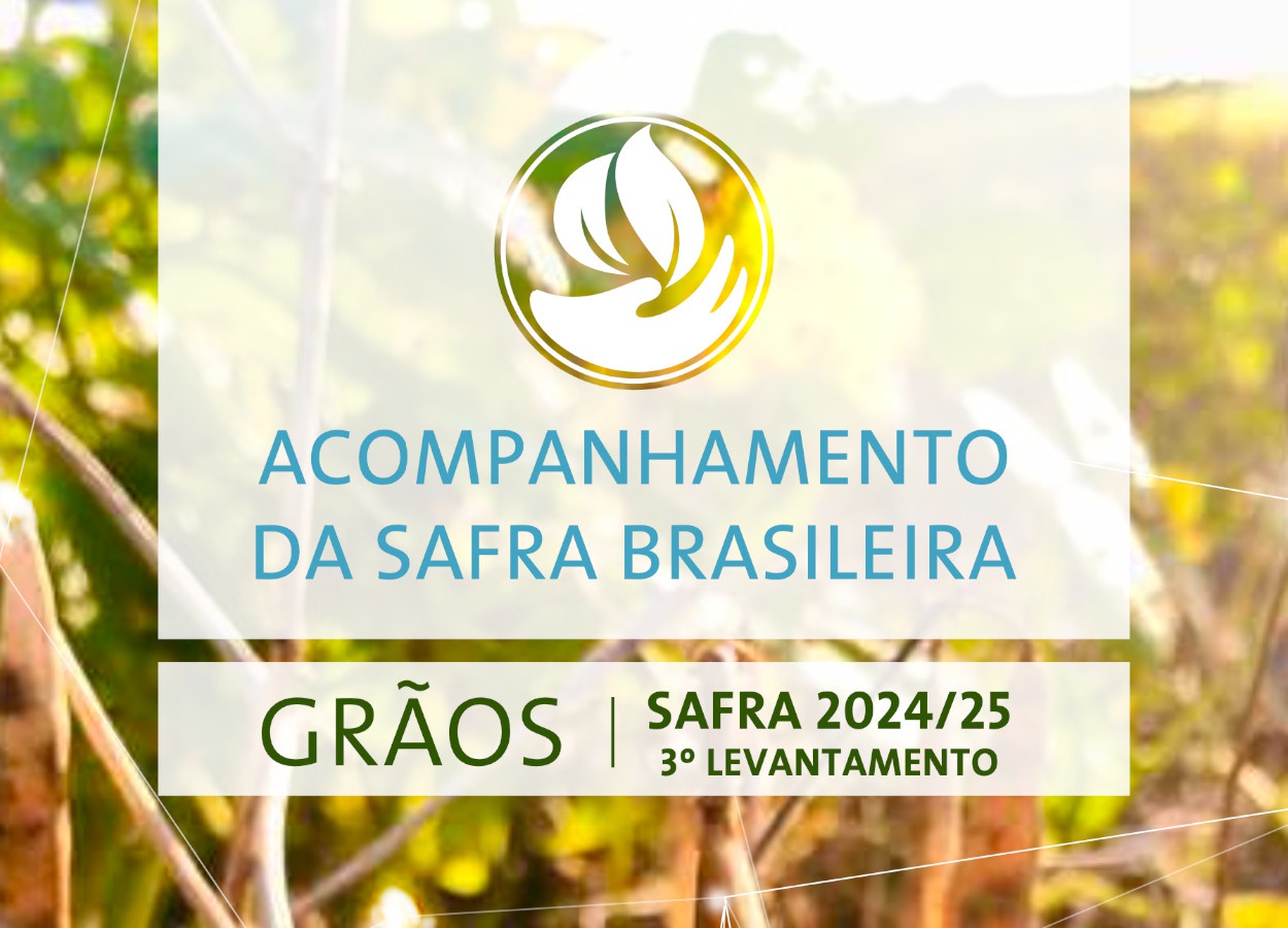 Conab divulga terceiro levantamento da safra 2024/25