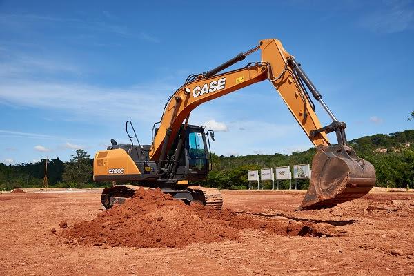 CASE lança seis modelos de escavadeiras hidráulicas
