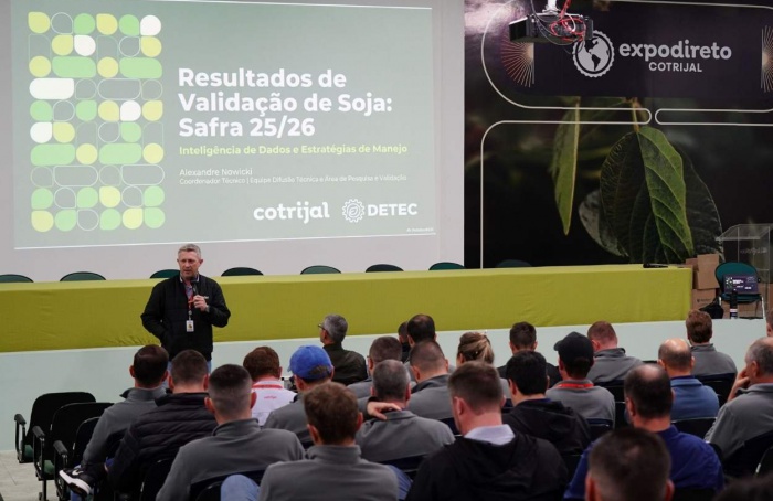 Cotrijal apresenta resultados de pesquisas para equipe técnica