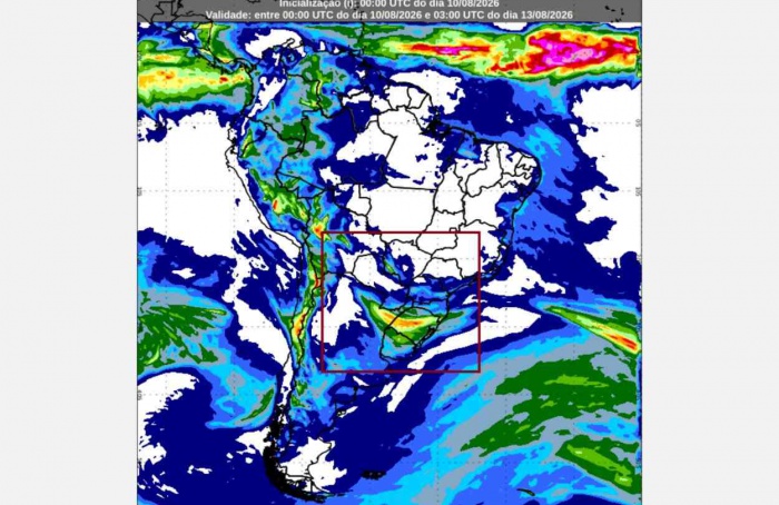 Inmet: previsão do tempo para terça (11) e quarta-feira (12)