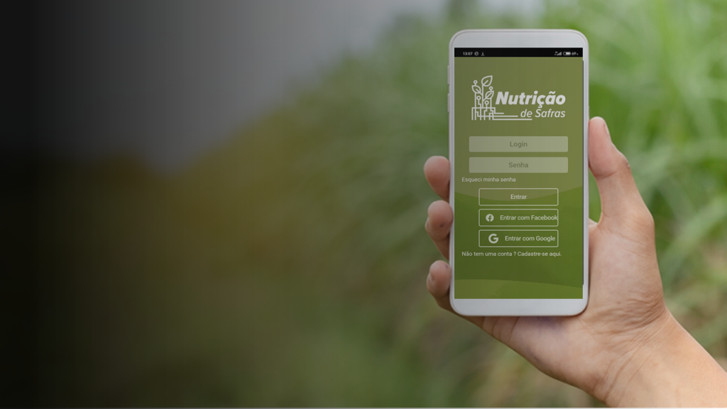 APP Nutrição de Safras, da Mosaic Fertilizantes, disponível para IOS e Android